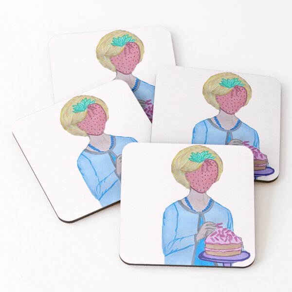 Item preview, punny strawberry baking show hostess designed and sold by pundersome by @gillyguire.