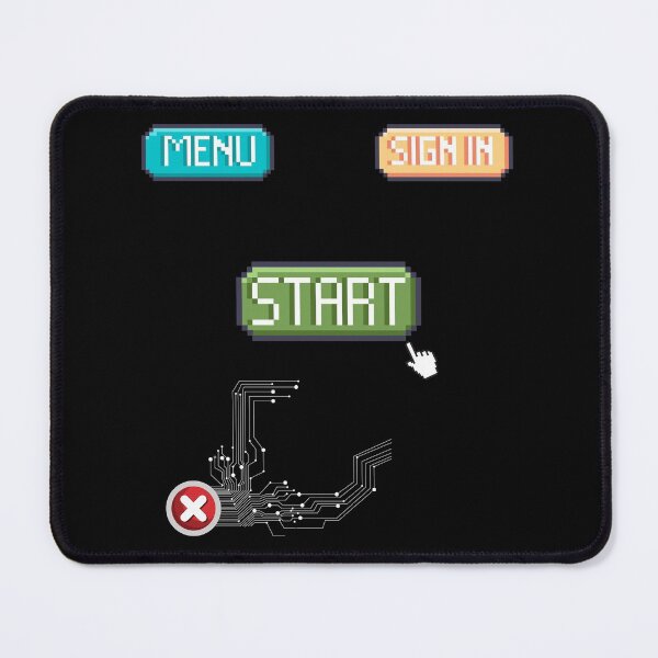 Item preview, Mobile Game Menu Options Buttons - Gamer Rage designed and sold by For the love of Pixels.