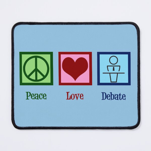 Item preview, Peace Love Debate Team designed and sold by Epic Love Designs.