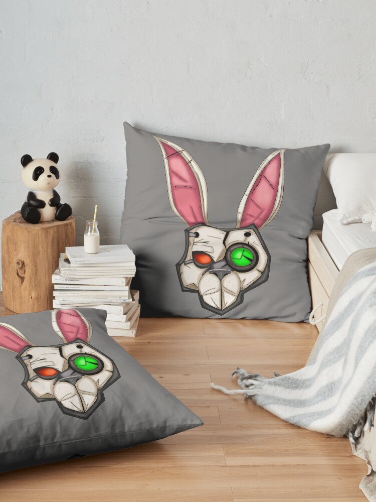Alternate view of Borderlands Tiny Tina Bunny Mask Floor Pillow