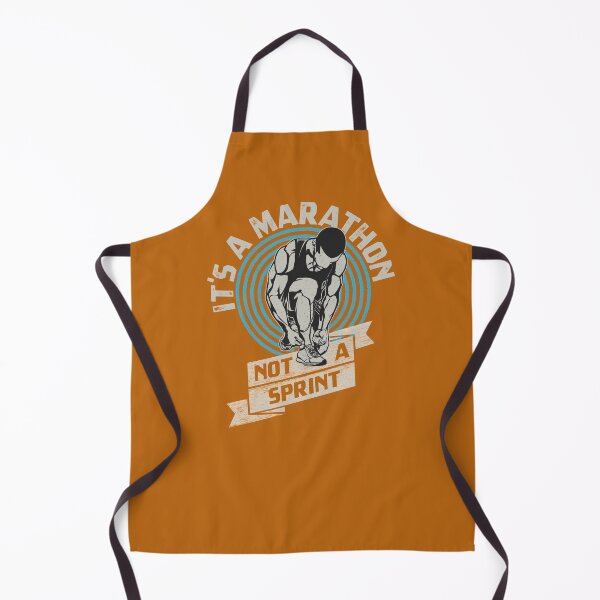 Item preview, It's A Marathon Not A Sprint motivational running quote designed and sold by FontGraphics.