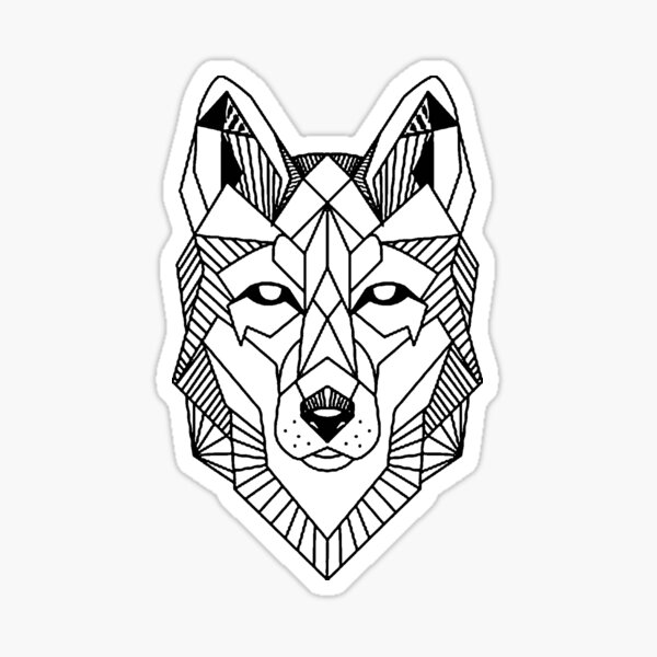 24 x 40mm Runden 'Werwolf' Aufklebern SK00013675 Stickers 