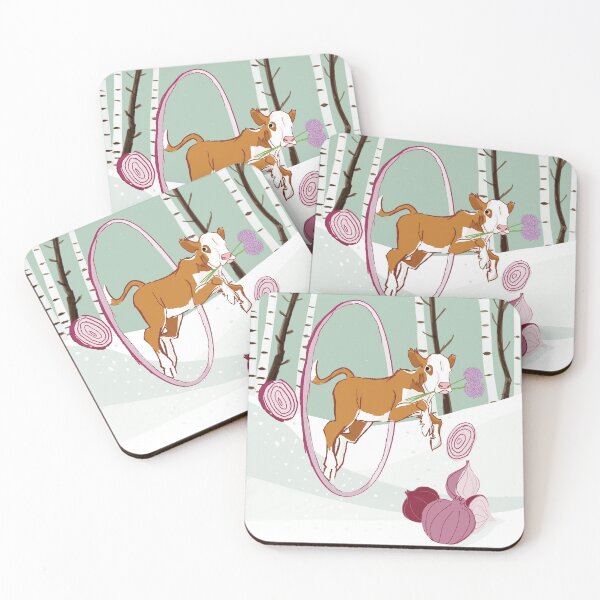 Item preview, Sipuli the male calf with onions #1 designed and sold by EskTuulispaa.