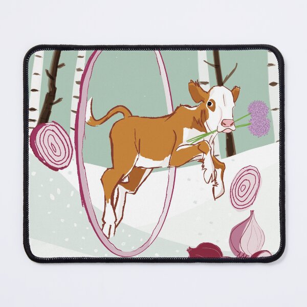 Item preview, Sipuli the male calf with onions #1 designed and sold by EskTuulispaa.