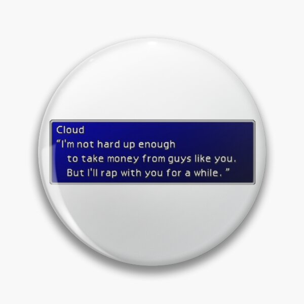 Item preview, Final Fantasy 7 Funny Dialogue  Textbox designed and sold by PitDesigns.
