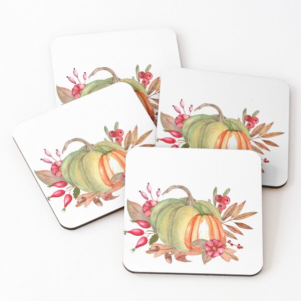 Item preview, Watercolor beautiful autumn pattern designed and sold by Natallia Leanovich.