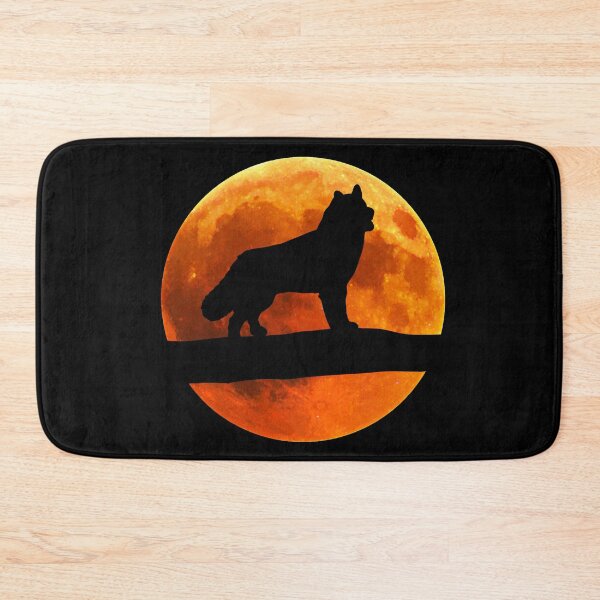 Item preview, Husky Dog Silhouette Moon Siberian Husky lover designed and sold by alaechamlal.