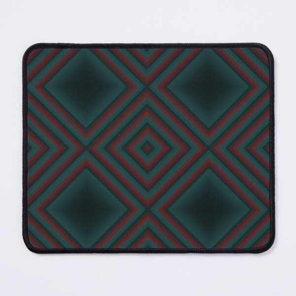 Item preview, Green and Maroon Diamond Pattern designed and sold by For the love of Pixels.
