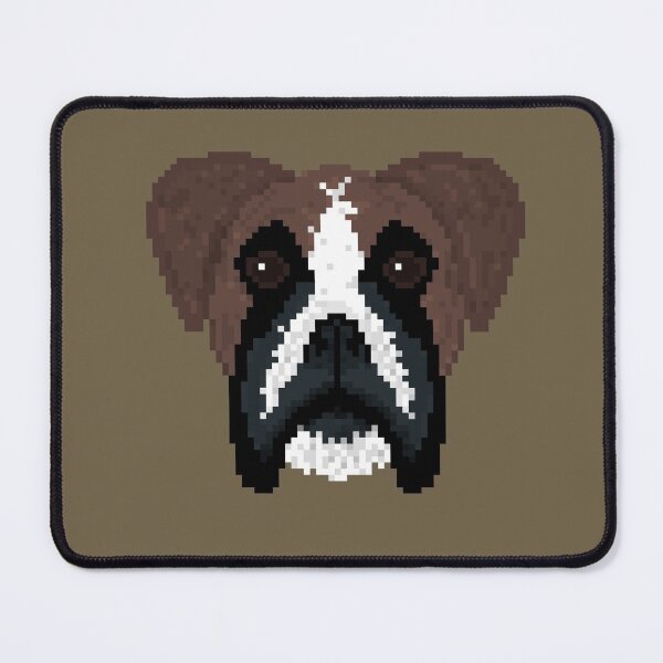 Item preview, Pixelated Boxer dog designed and sold by For the love of Pixels.