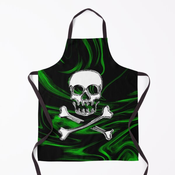 Item preview, Chrome Poison Skull designed and sold by Dapper Kraken.