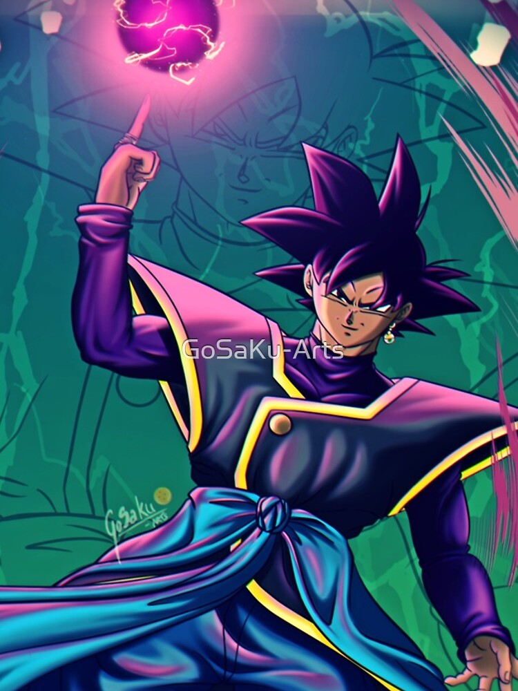 Goku Black SSJR and Zamasu From Dragon Ball Super