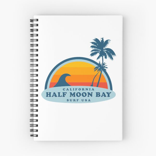 Item preview, Half Moon Bay California Vintage Retro Surf USA Travel Vacation Summer Sunset Beach designed and sold by tmartinezta.