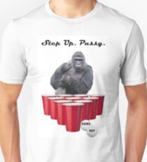 Harambe Beer Pong Step Up Unisex T-Shirt