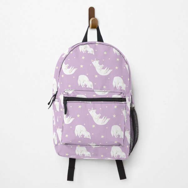 Item preview, Sleepy Dogs Pattern in Lilac designed and sold by Larissa Melnik.