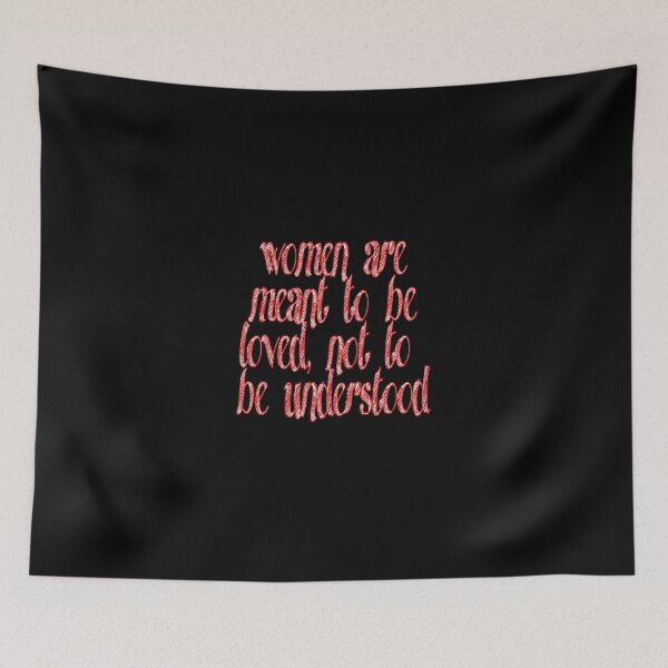 Item preview, Women are meant to be loved not to be understood T-shirt designed and sold by Unique styl  DeSigNe.