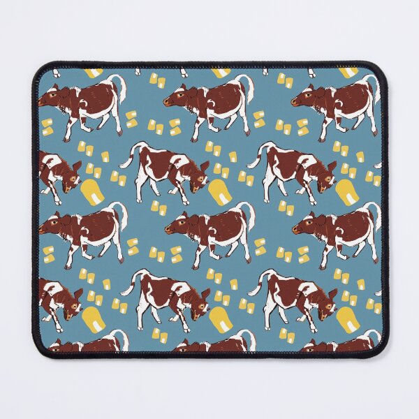 Item preview, Baby calf with corn in blue designed and sold by EskTuulispaa.