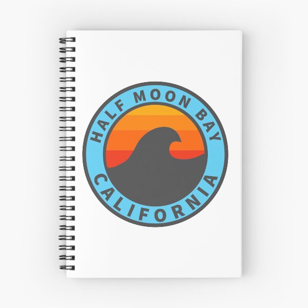 Item preview, Half Moon Bay California Vintage Retro Surf USA Travel Vacation Summer Sunset Beach designed and sold by tmartinezta.