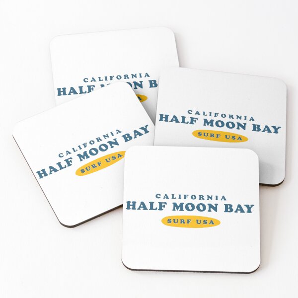 Item preview, Half Moon Bay California Vintage Retro Surf USA Travel Vacation Summer Sunset Beach designed and sold by tmartinezta.