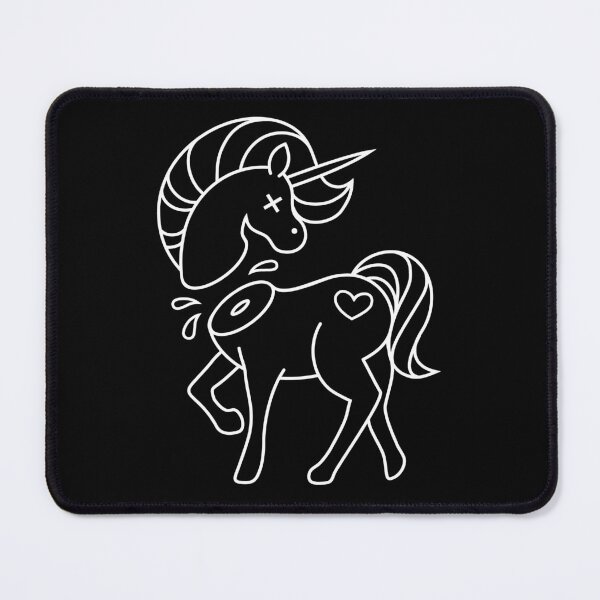 Item preview, Creepy Cute Anti Magic Unicorn Head Chopped Off Dark Humor designed and sold by SpreadForSatan.