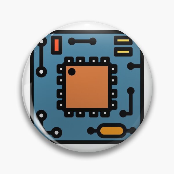 Item preview, Integrated electronic circuit IC art designed and sold by EngineersArt.