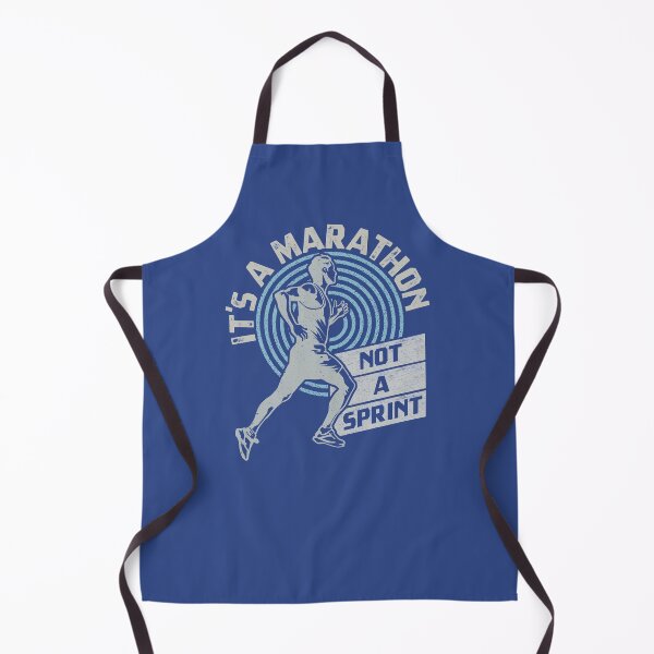 Item preview, It's A Marathon Not A Sprint runner motivational quote designed and sold by FontGraphics.