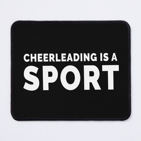 Item preview, Cheerleading Is A Sport (Black) designed and sold by quoteedesigns.