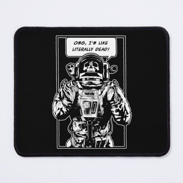 Item preview, OMG I'm Like Literally Dead Goth Skull Astronaut designed and sold by GrandeDuc.