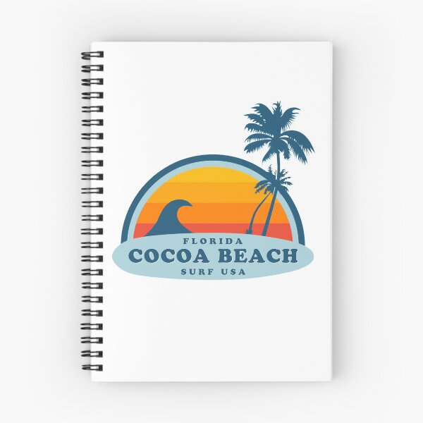 Item preview, Cocoa Beach Florida Vintage Retro Surf USA Travel Vacation Summer Sunset Beach designed and sold by tmartinezta.