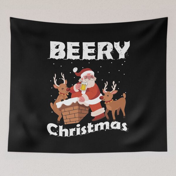 Item preview, Merry Christmas - Beery Christmas Santa Claus gift designed and sold by Lenny Stahl.