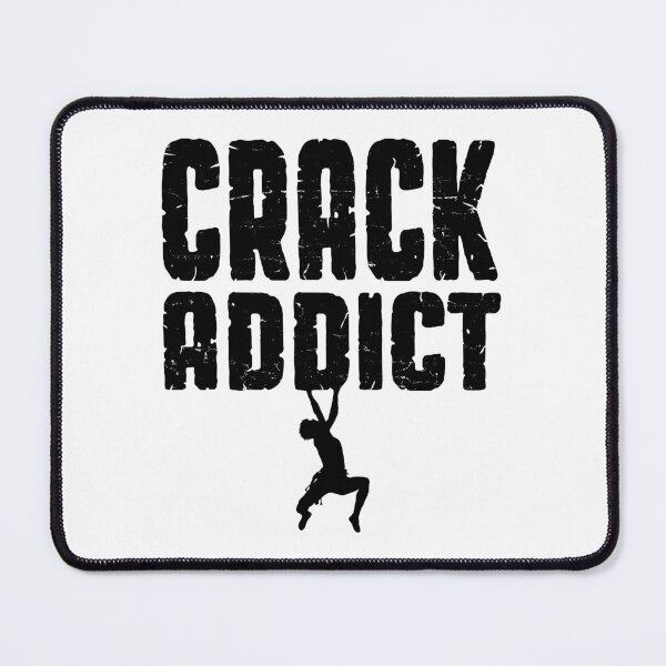 Item preview, Free Solo Rock Climber Crack Addict designed and sold by GrandeDuc.