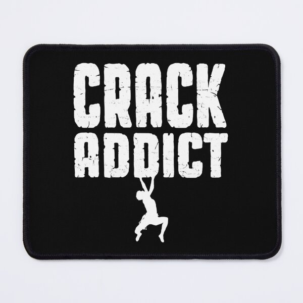 Item preview, Free Solo Rock Climber Crack Addict designed and sold by GrandeDuc.
