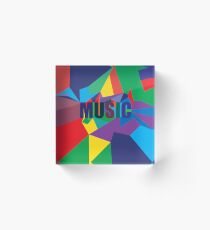 Music Acrylic Block