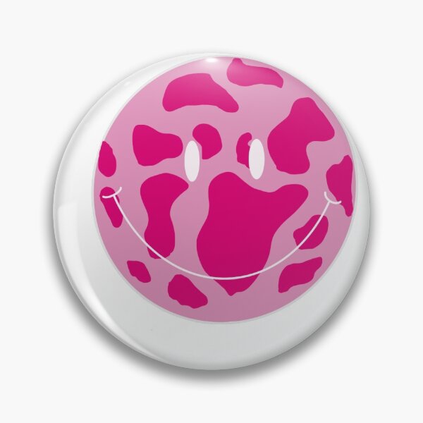 Item preview, Pink cow smiley face  designed and sold by Hglaus98.