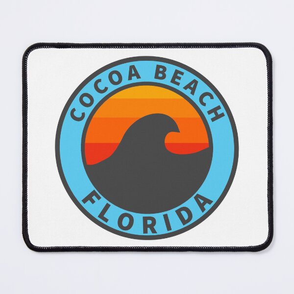 Item preview, Cocoa Beach Florida Vintage Retro Surf USA Travel Vacation Summer Sunset Beach designed and sold by tmartinezta.