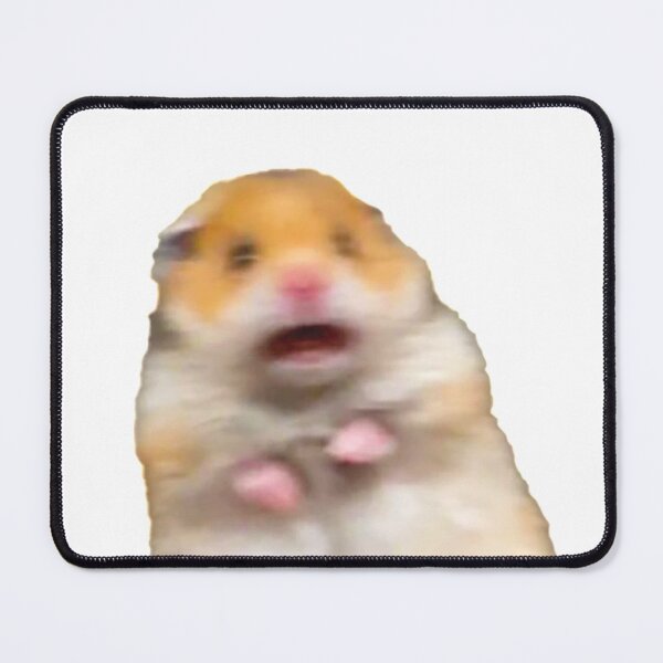 Item preview, Scared hamster meme designed and sold by HelpMePayRent.