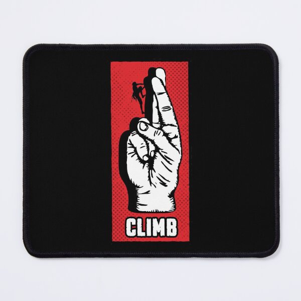 Item preview, Free Solo Rock Climber Fingers Crossed designed and sold by GrandeDuc.