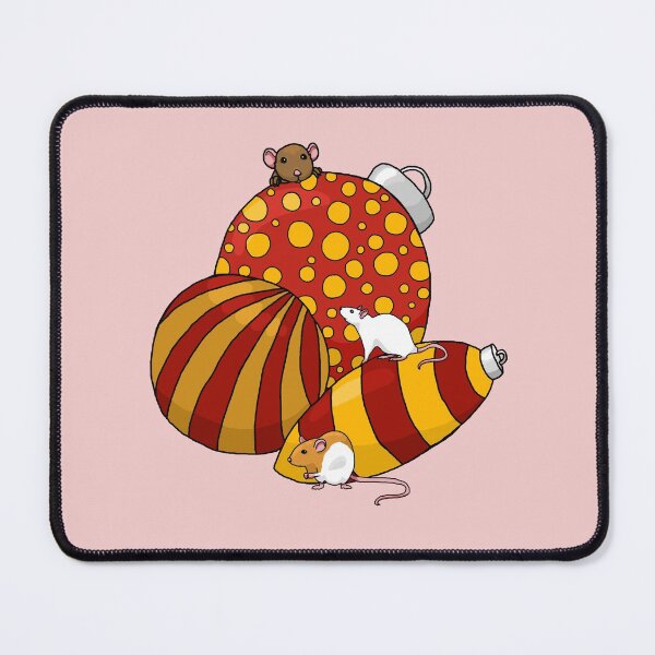 Item preview, Pet Rats with christmas bulbs designed and sold by HighFives555.