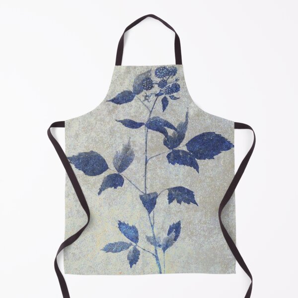 Item preview, Antique Botanical in Blue and Cream, 2 (Rustic Autumnal Collection) designed and sold by KShedenhelm.