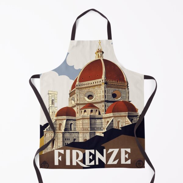 Item preview, Vintage Firenze 1930 Travel Advertisement - Enhanced Florence Art Reproduction designed and sold by molamode.
