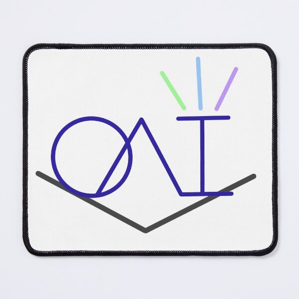 OAI Sticker Dark Mouse Pad