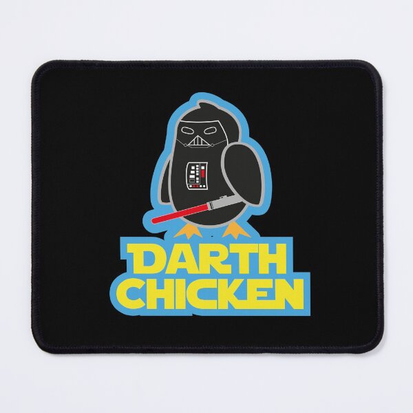 Vista previa del artículo con la obra «Darth Chicken», diseñado y vendido por babotart.