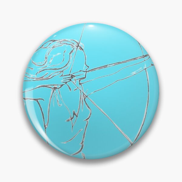 Item preview, Logo Kyudo - Girl aiming with her bow designed and sold by TALAT-SHOPS.