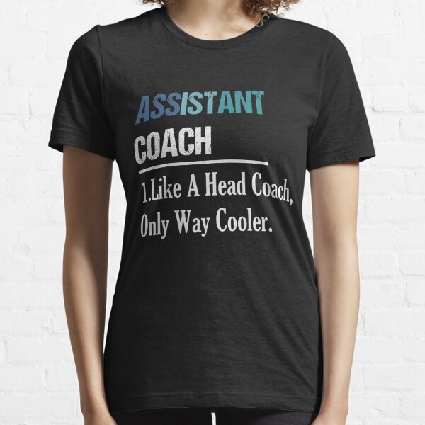 Funny Coaching T-shirt. Best Assistant Coach Ever Short-sleeve 