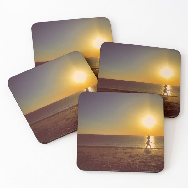 Item preview, Little Girl Skipping at Sunset designed and sold by FreeRoseJ.