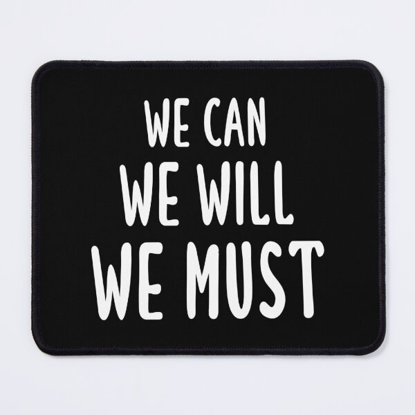Item preview, We Can We Will We Must - Navarro Cheerleading (Black) designed and sold by quoteedesigns.