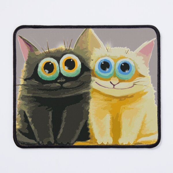 Item preview, big eyed kittens designed and sold by Karine Dupras.