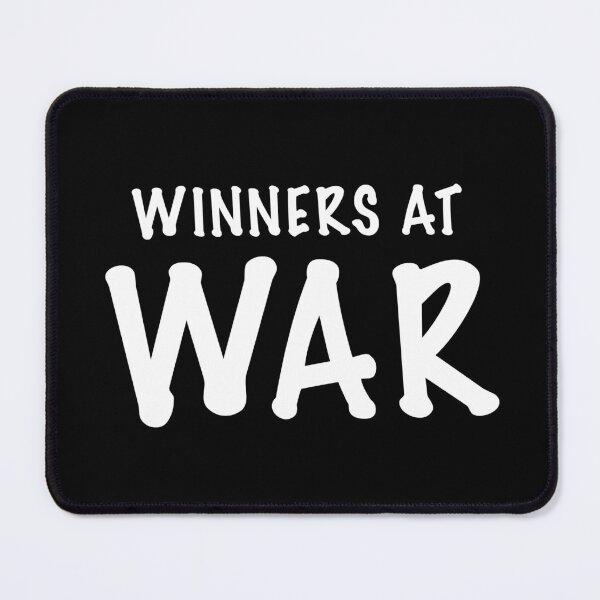Item preview, Winners at War (Black) designed and sold by quoteedesigns.