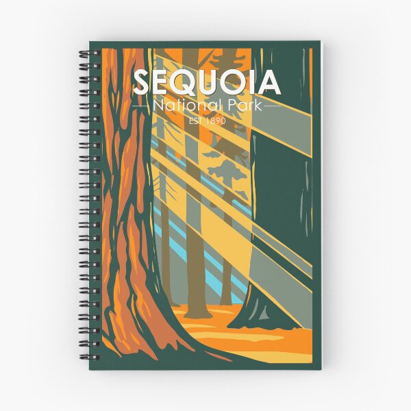 Item preview, Sequoia National Park Giant Sequoia Trees California Vintage designed and sold by KrisSidDesigns.