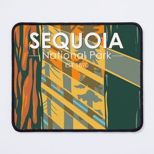 Item preview, Sequoia National Park Giant Sequoia Trees California Vintage designed and sold by KrisSidDesigns.