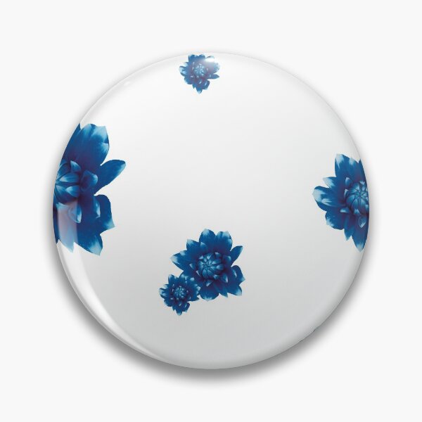 Item preview, Little Blue Handpainted Flowers designed and sold by PrimeDesignShop.
